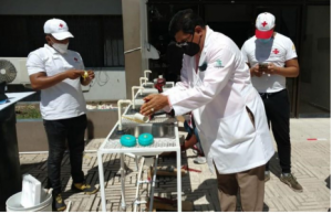 Lee más sobre el artículo Hospital Estrella Ureña recibe donación de lavamanos de Cruz Roja Dominicana