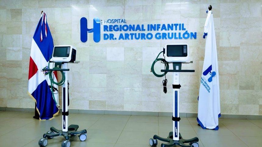En este momento estás viendo Hospital Infantil Arturo Grullón recibe ventiladores del Ministerio de Salud Pública